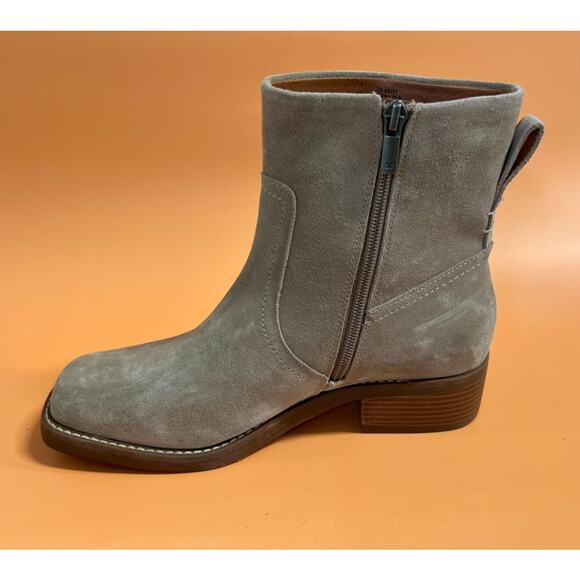 Lucky Brand Kazey Boots Square Toe Tan Women's Size 7.5M 38 EUR - Picture 4 of 7
